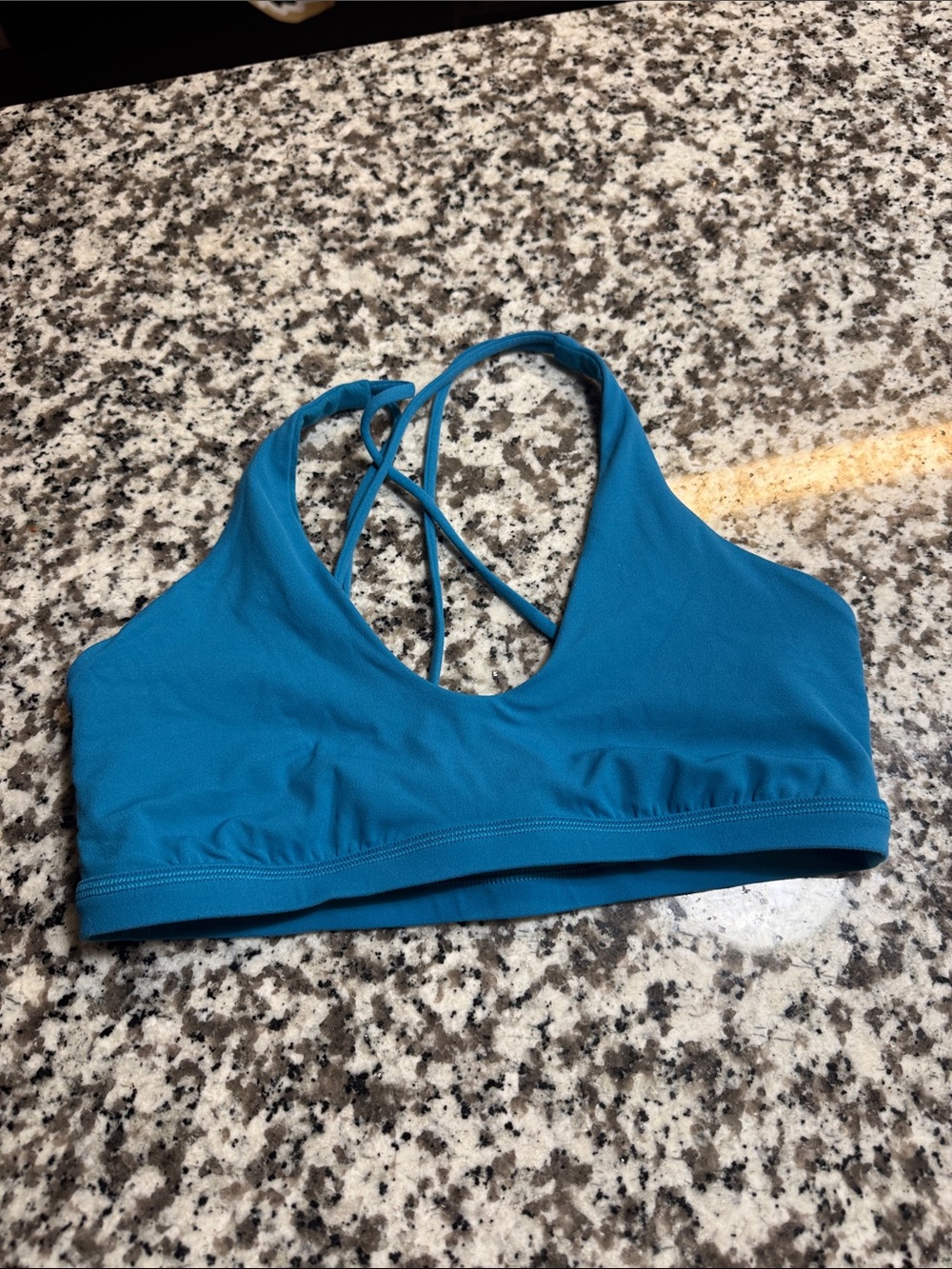 Blue Strappy Sports Bralette - Women Intimates & Sleepwear